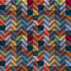 Wall Mural - structure in retro colors