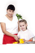 © adam121 - mom and daughter cooking together