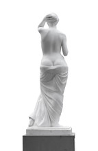 Statue Of A Woman Look Back.