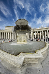 Sticker - Sky Colors over Piazza San Pietro, Vatican City