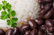 Rice and black beans