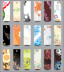 Wall Mural - Set advertising labels