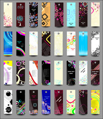Wall Mural - Set advertising labels