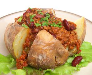 Sticker - Jacket Potato with Chilli