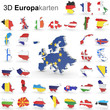 3D Europa Karten