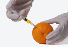 Orange With Hypodermic Needle