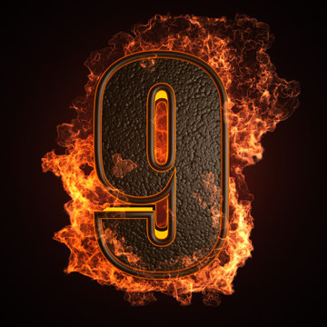 burning figure