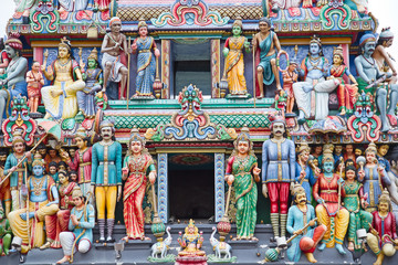 Wall Mural - Hindu temple in Singapore