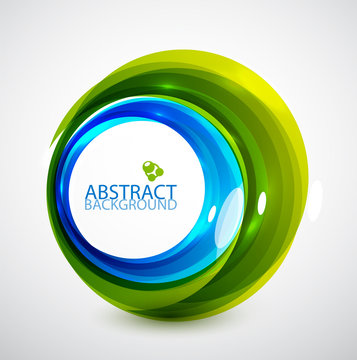 Abstract hi-tech circle