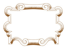 Baroque Architectural Ornamental Decorative Frame