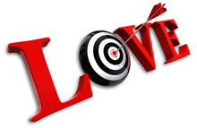 Love Red Word And Conceptual Target