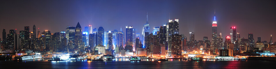 Fototapete - New York City Manhattan midtown skyline