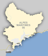 Carte Et Situation Du Département Des Alpes Maritimes