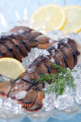 Wall Mural - Raw lobster tails