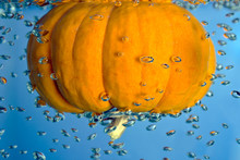 Pumpkin In A Water