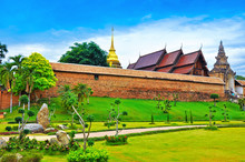 Travel  To Prathat Lampang Luang Temple At Lampang Thailand
