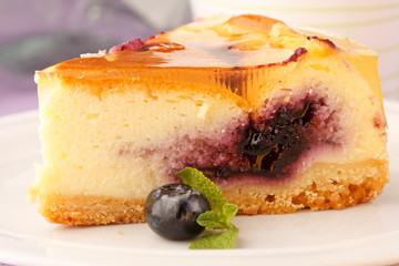 Wall Mural - tasty cheesecake