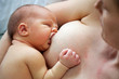 Leinwandbild Motiv Breastfeeding