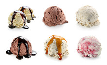 Ice Cream Scoops Collage