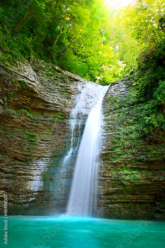Naklejka na szybę waterfall