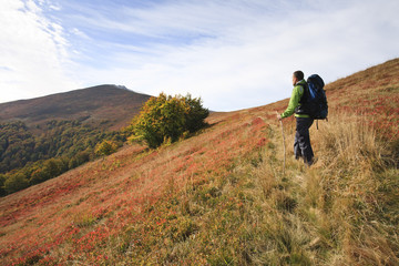 Walking to the top