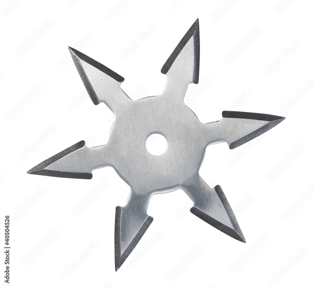 Throwing Star Ninja Shuriken Foto Poster Wandbilder Bei