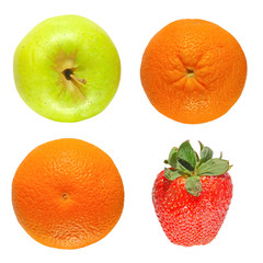 Wall Mural - Fruits isolated