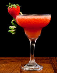 Poster - Fresh strawberry cocktail