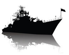 Soviet (russian) Guided Missile Cruiser  Silhouette