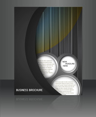 Wall Mural - new flyer vector design illustration background