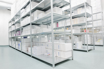 medical factory  supplies storage indoor