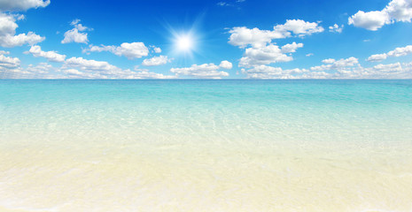 beach and tropical sea