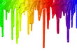 canvas print picture - Paint dripping