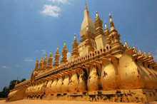 Phra That Luang At Vientiane, In Laos