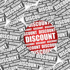 Poster - Discount paper stickers seamless texture