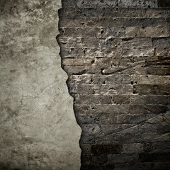 Canvas Print - old wall