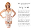 © Acronym - A young redhead Caucasian woman in white lingerie