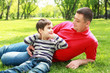 © Sergey Nivens - Father with his son in the park
