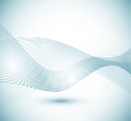 Wall Mural - Abstract colorful wave vector design