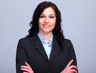 Wall Mural - Young executive business woman.