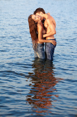 couple at the beach