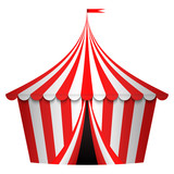 Fototapeta  - Vector illustration of circus tent