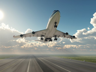 Wall Mural - airplane taking off