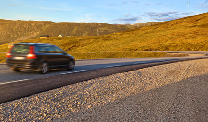 Wall Mural - Car traveling