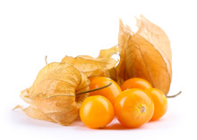 Physalis Heap Isolated On White