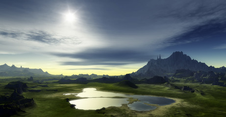 Wall Mural - fantasy landscape