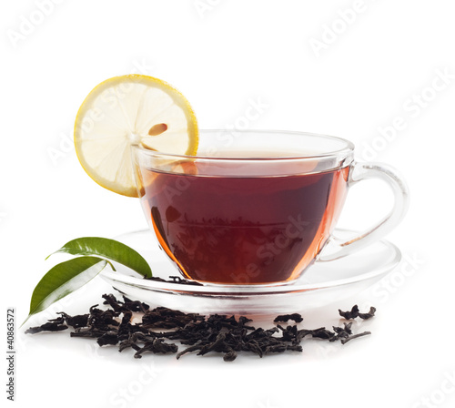 Naklejka na drzwi black tea