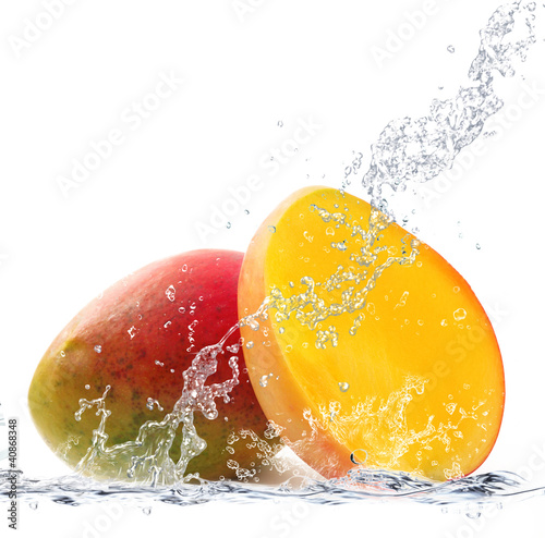 Naklejka na szybę mango splash