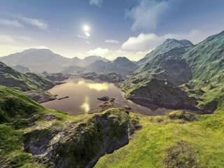 Wall Mural - fantasy landscape