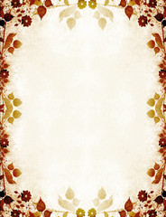 Retro vintage romantic frame